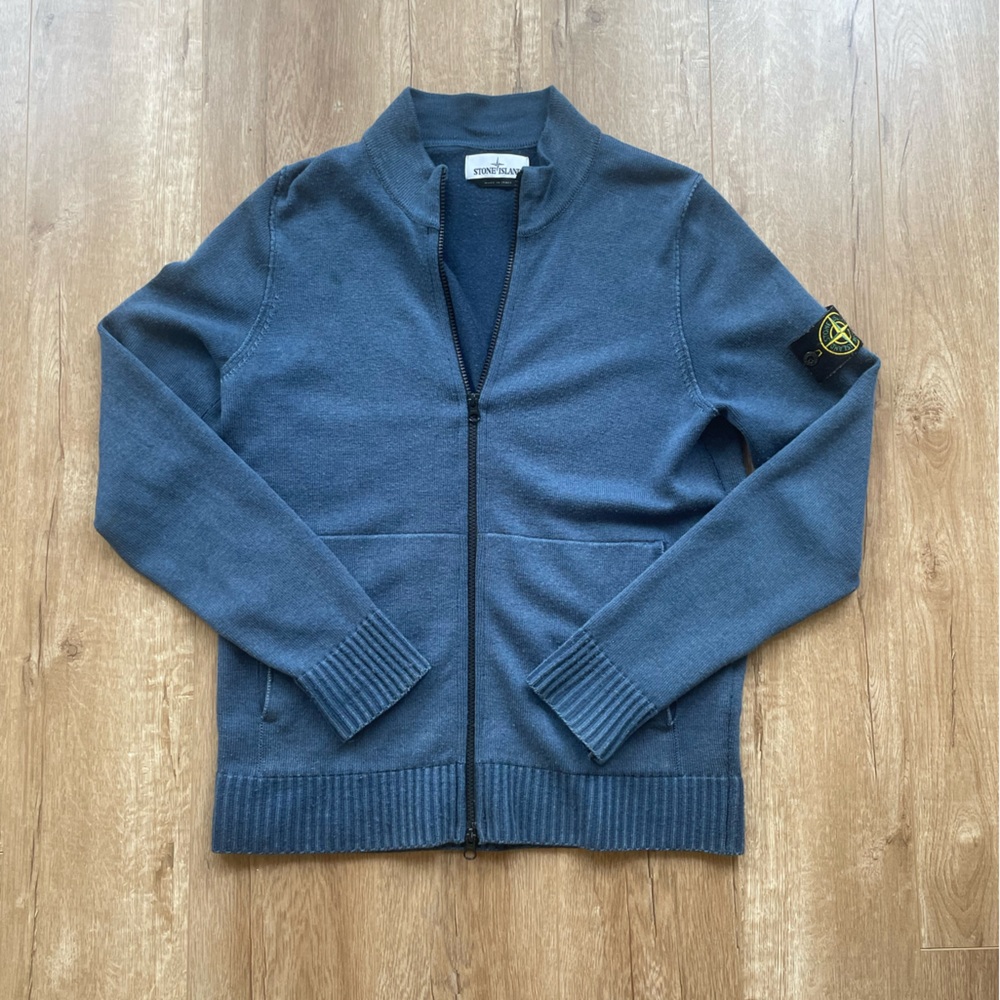 Stone Island Zip Up Sweater
